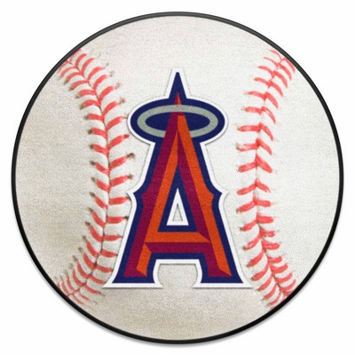 Fan Mats  LLC Los Angeles Angels Baseball Mat White