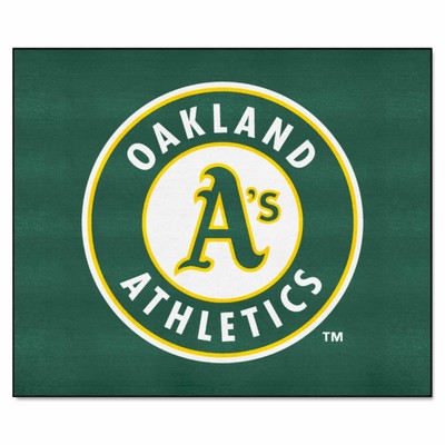 Fan Mats  LLC Oakland Athletics Tailgater Mat Green