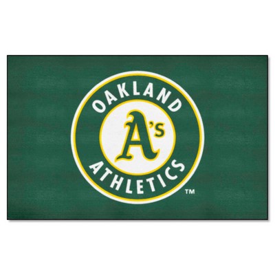 Fan Mats  LLC Oakland Athletics Ulti-Mat Green