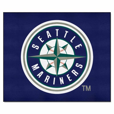 Fan Mats  LLC Seattle Mariners Tailgater Mat Navy