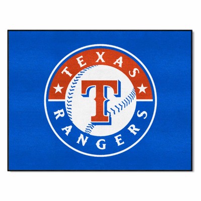 Fan Mats  LLC Texas Rangers All-Star Mat Blue