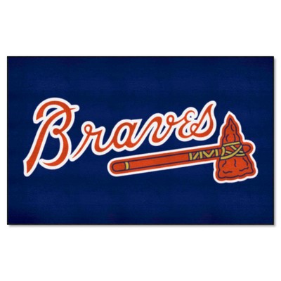 Fan Mats  LLC Atlanta Braves Ulti-Mat Navy