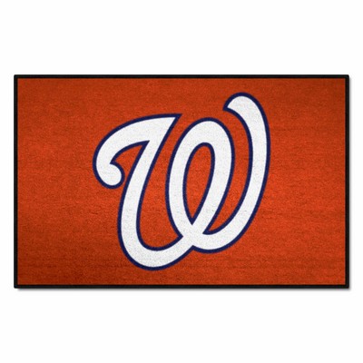 Fan Mats  LLC Washington Nationals Starter Mat Red