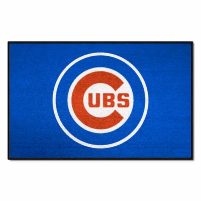 Fan Mats  LLC Chicago Cubs Starter Mat Blue