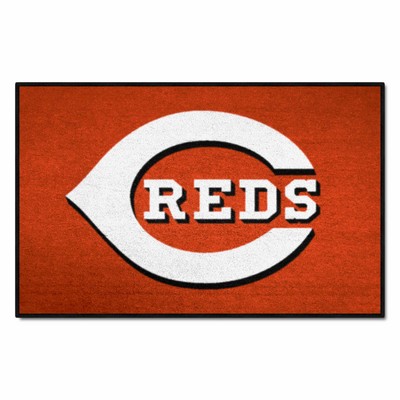 Fan Mats  LLC Cincinnati Reds Starter Mat Red