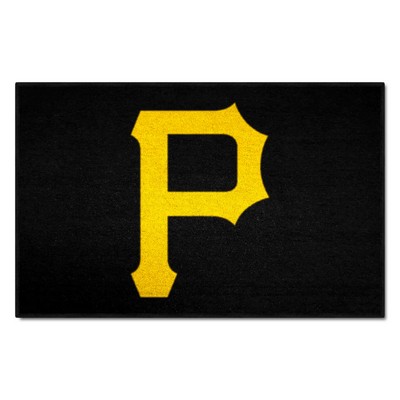 Fan Mats  LLC Pittsburgh Pirates Starter Mat Black