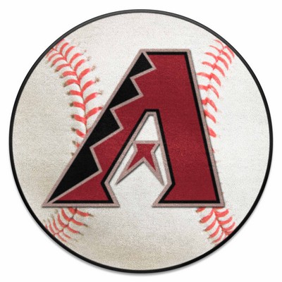 Fan Mats  LLC Arizona Diamondbacks Baseball Mat White