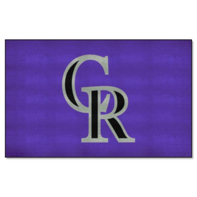 Fan Mats  LLC Colorado Rockies Ulti-Mat Purple