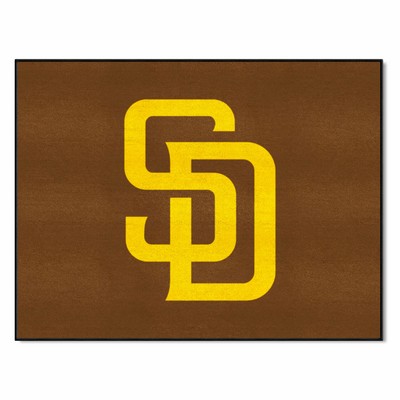 Fan Mats  LLC San Diego Padres All-Star Mat Brown