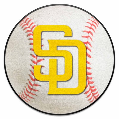 Fan Mats  LLC San Diego Padres Baseball Mat Brown