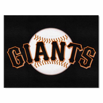 Fan Mats  LLC San Francisco Giants All-Star Mat Black