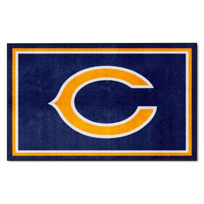 Fan Mats  LLC Chicago Bears 4x6 Rug Navy