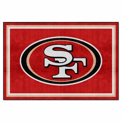 Fan Mats  LLC San Francisco 49ers 5x8 Rug Red