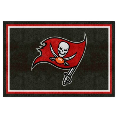 Fan Mats  LLC Tampa Bay Buccaneers 5x8 Rug Gray