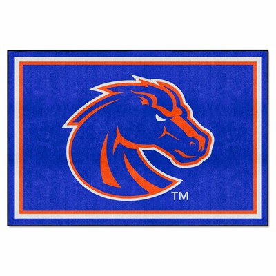 Fan Mats  LLC Boise State Broncos 5x8 Rug Blue