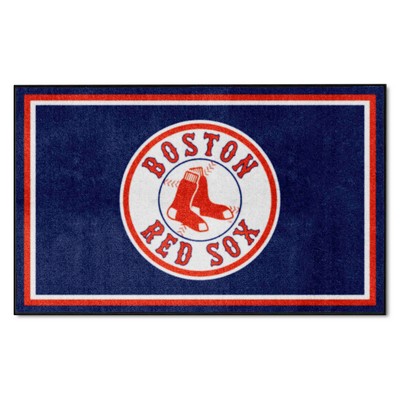 Fan Mats  LLC Boston Red Sox 4x6 Rug Navy