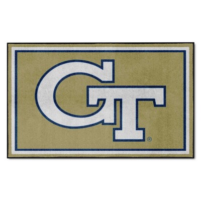 Fan Mats  LLC Georgia Tech Yellow Jackets 4x6 Rug Gold