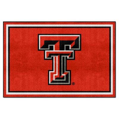 Fan Mats  LLC Texas Tech Red Raiders 5x8 Rug Red