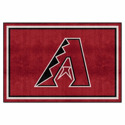 Fan Mats  LLC Arizona Diamondbacks 5x8 Rug Black