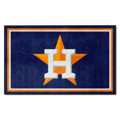 Fan Mats  LLC Houston Astros 4x6 Rug Orange