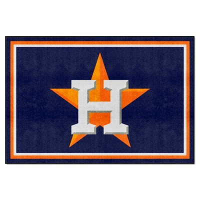 Fan Mats  LLC Houston Astros 5x8 Rug Orange