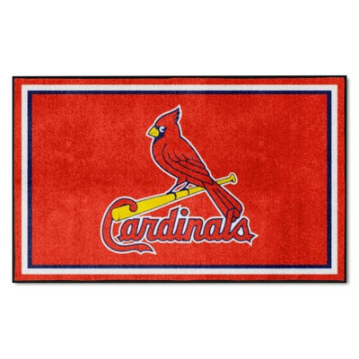 Fan Mats  LLC St. Louis Cardinals 4x6 Rug Red