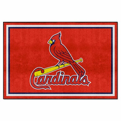 Fan Mats  LLC St. Louis Cardinals 5x8 Rug Red