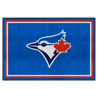 Fan Mats  LLC Toronto Blue Jays 5x8 Rug Blue