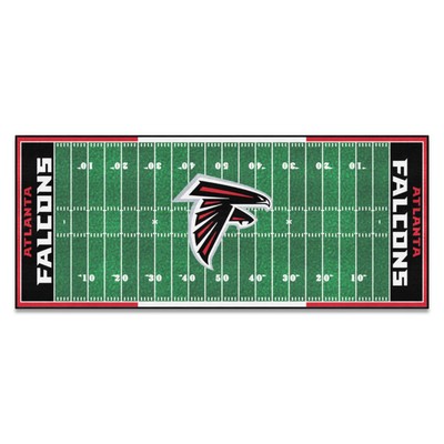 Fan Mats  LLC Atlanta Falcons Football Field Runner Green