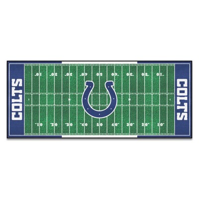 Fan Mats  LLC Indianapolis Colts Football Field Runner Green