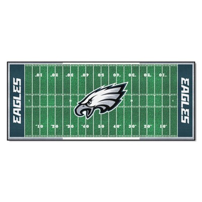 Fan Mats  LLC Philadelphia Eagles Football Field Runner Green