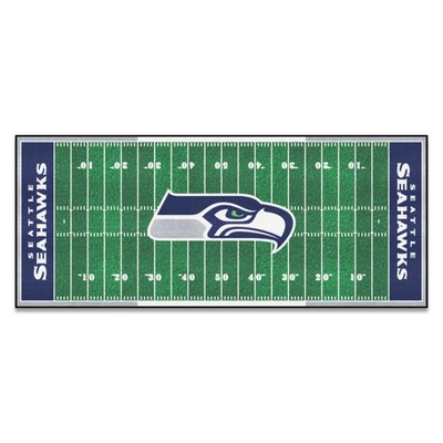 Fan Mats  LLC Seattle Seahawks Football Field Runner Green