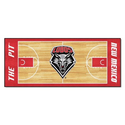 Fan Mats  LLC New Mexico Lobos NCAA Basketball Runner Red