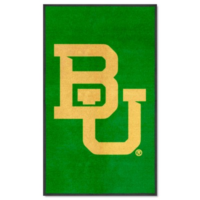 Fan Mats  LLC Baylor Bears 3x5 Logo Mat Portrait Green