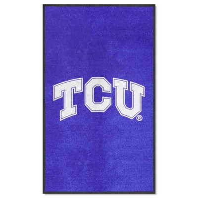 Fan Mats  LLC TCU Horned Frogs 3x5 Logo Mat Portrait Purple