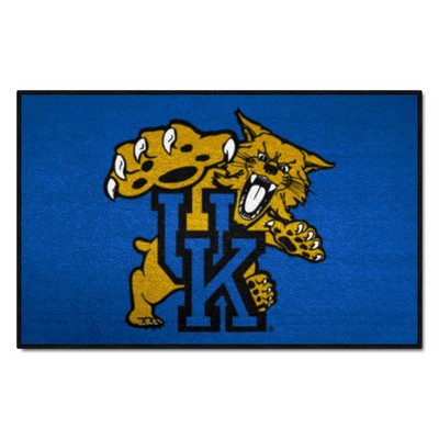 Fan Mats  LLC Kentucky Wildcats Starter Mat Blue