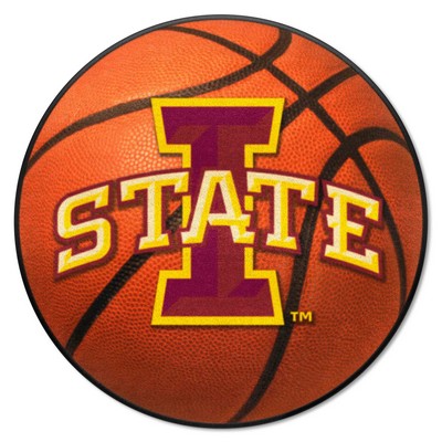 Fan Mats  LLC Iowa State Cyclones Basketball Mat Orange