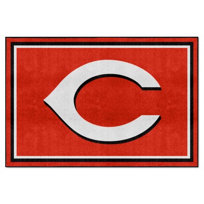 Fan Mats  LLC Cincinnati Reds 5x8 Rug Red