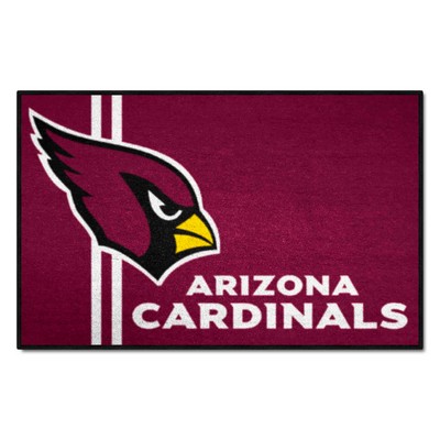 Fan Mats  LLC Arizona Cardinals Starter Mat Uniform Red