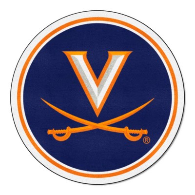 Fan Mats  LLC Virginia Cavaliers Mascot Mat Navy