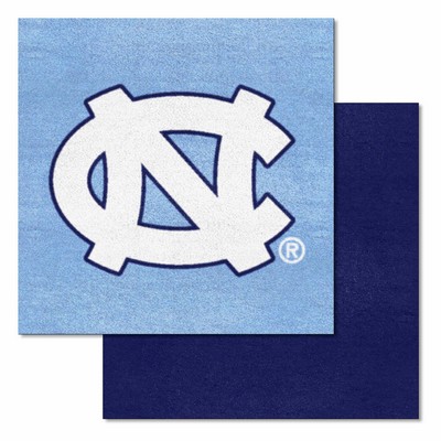 Fan Mats  LLC North Carolina Tar Heels Team Carpet Tiles Blue