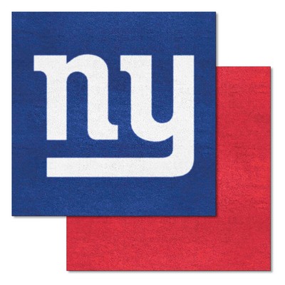 Fan Mats  LLC New York Giants Team Carpet Tiles Dark Blue