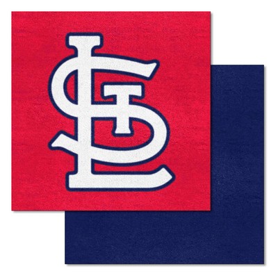 Fan Mats  LLC St. Louis Cardinals Team Carpet Tiles Red