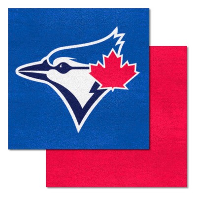 Fan Mats  LLC Toronto Blue Jays Team Carpet Tiles Blue