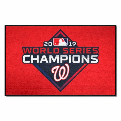 Fan Mats  LLC Washington Nationals Starter Mat Red