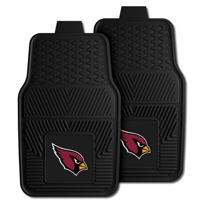 Fan Mats  LLC Arizona Cardinals 2-pc Vinyl Car Mat Set Black