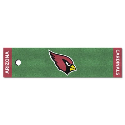 Fan Mats  LLC Arizona Cardinals Putting Green Mat Green