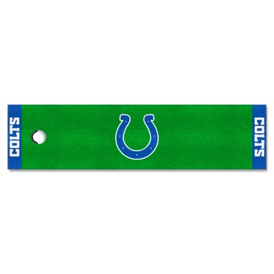 Fan Mats  LLC Indianapolis Colts Putting Green Mat Green