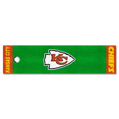 Fan Mats  LLC Kansas City Chiefs Putting Green Mat Green