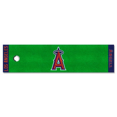 Fan Mats  LLC Los Angeles Angels Putting Green Mat Green